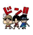 ONE PIECE コルボ山の悪ガキ3兄弟（個別スタンプ：11）