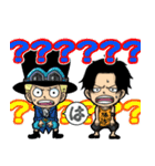 ONE PIECE コルボ山の悪ガキ3兄弟（個別スタンプ：15）