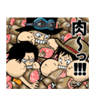 ONE PIECE コルボ山の悪ガキ3兄弟（個別スタンプ：20）