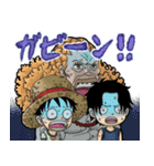 ONE PIECE コルボ山の悪ガキ3兄弟（個別スタンプ：31）