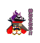 【ONE PIECE×猫とクマ】ドット絵風キャラ（個別スタンプ：9）