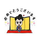 きんがすキャラクター（個別スタンプ：16）