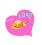 お魚実写ワンフレーズ（個別スタンプ：3）