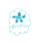氷のお花ちゃんスタンプ（個別スタンプ：3）
