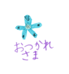氷のお花ちゃんスタンプ（個別スタンプ：4）
