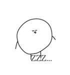丸くて白いオリキャラ（個別スタンプ：12）