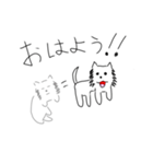 健康な白い犬（個別スタンプ：1）