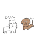 健康な白い犬（個別スタンプ：7）