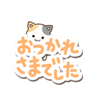 大きく選びやすい☆お茶目な三毛猫（個別スタンプ：35）