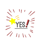 Let's go English（個別スタンプ：8）