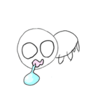 白ペちくん（個別スタンプ：4）