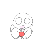 白ペちくん（個別スタンプ：10）