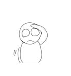 白ペちくん（個別スタンプ：12）