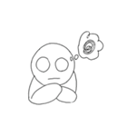 白ペちくん（個別スタンプ：15）