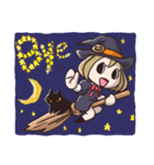 女子力UP！絵だけで伝えるハロウィン（個別スタンプ：40）