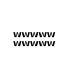 現代語 漢字 乙 WWW（個別スタンプ：20）