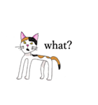鼻の下の膨らみが進化した猫アポロンと奏（個別スタンプ：15）