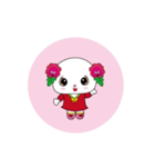 ローズパピィ（個別スタンプ：4）