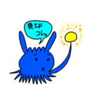 原色うさクラゲ2（個別スタンプ：1）