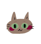 毎日の笑顔の猫（個別スタンプ：4）