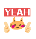 毎日の笑顔の猫（個別スタンプ：9）