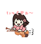 バイオリン大好きガール（個別スタンプ：1）