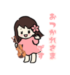 バイオリン大好きガール（個別スタンプ：23）