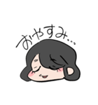 垂れ目女子スタンプ（個別スタンプ：4）
