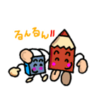 可愛い色えんぴつくん（個別スタンプ：4）