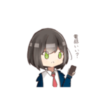 制服パーカー女子2（個別スタンプ：2）