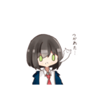 制服パーカー女子2（個別スタンプ：12）