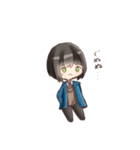 制服パーカー女子2（個別スタンプ：16）