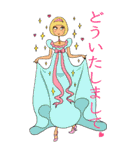 お洒落女子友：グリーティングカード（個別スタンプ：12）