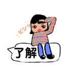 小学女子が描いた、使いやすいスタンプ（個別スタンプ：4）