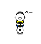 【サッカー少年】イエローユニ（個別スタンプ：37）