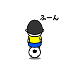 【サッカー少年】イエローユニ（個別スタンプ：38）