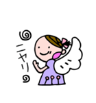 気持ちいっぱい天使屋ハッピーちゃん（個別スタンプ：4）