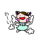 気持ちいっぱい天使屋ハッピーちゃん（個別スタンプ：9）