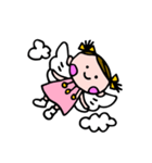 気持ちいっぱい天使屋ハッピーちゃん（個別スタンプ：35）