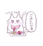 ダウナーなふわふわねこ♡（個別スタンプ：13）