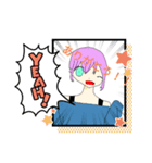 萌え袖くんの日常☆2（個別スタンプ：1）