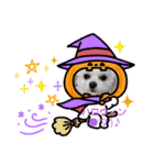 LUNA＆SEAちゃん mixdog『ハロウィン～』（個別スタンプ：4）