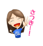 例の似顔絵（個別スタンプ：5）