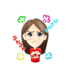 例の似顔絵（個別スタンプ：6）
