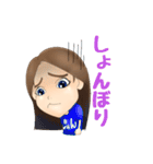 例の似顔絵（個別スタンプ：11）