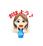 例の似顔絵（個別スタンプ：13）