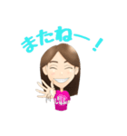 例の似顔絵（個別スタンプ：15）