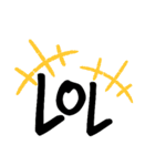 想いを伝えるデカ文字♥（個別スタンプ：34）