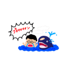 どっかの愉快な人たち（個別スタンプ：14）