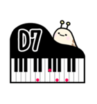 なめくじのピアノコード表〜CとD（個別スタンプ：16）